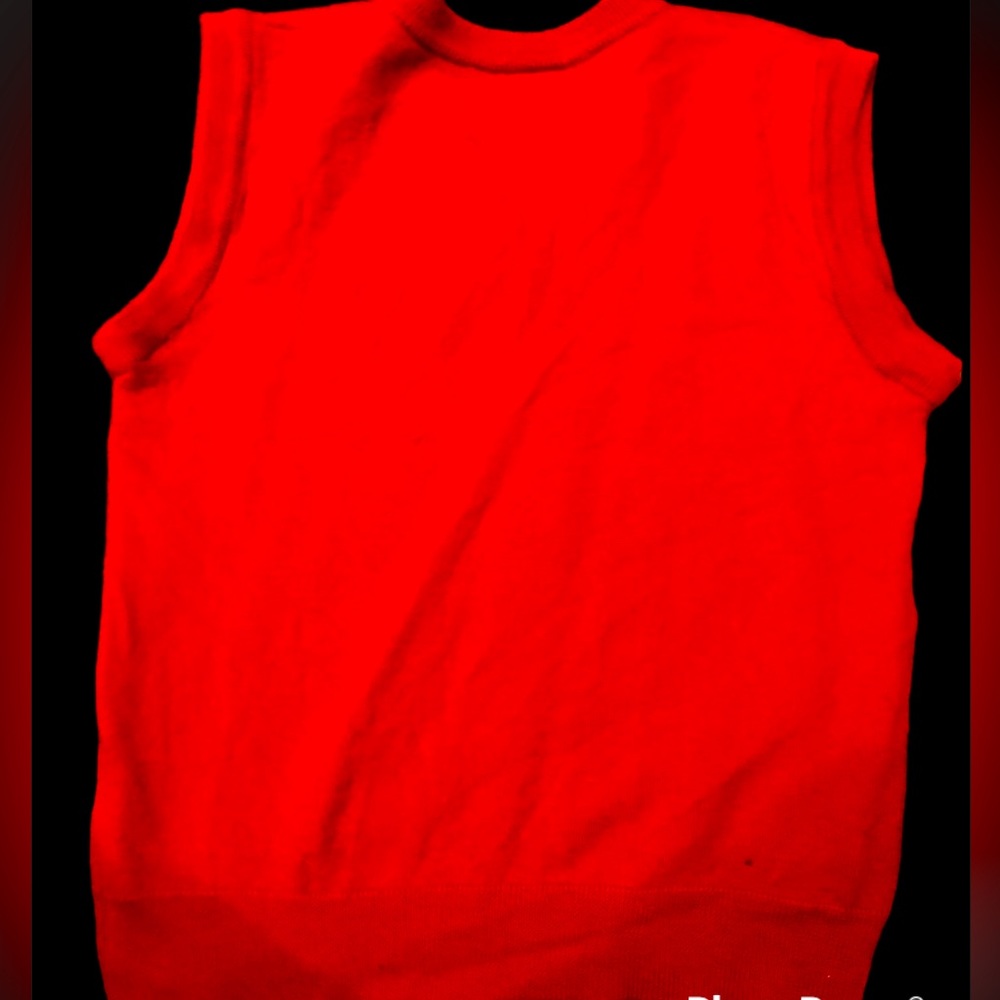 Red Thrifted Vest